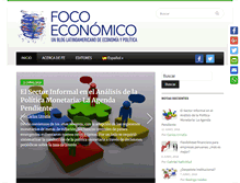 Tablet Screenshot of focoeconomico.org